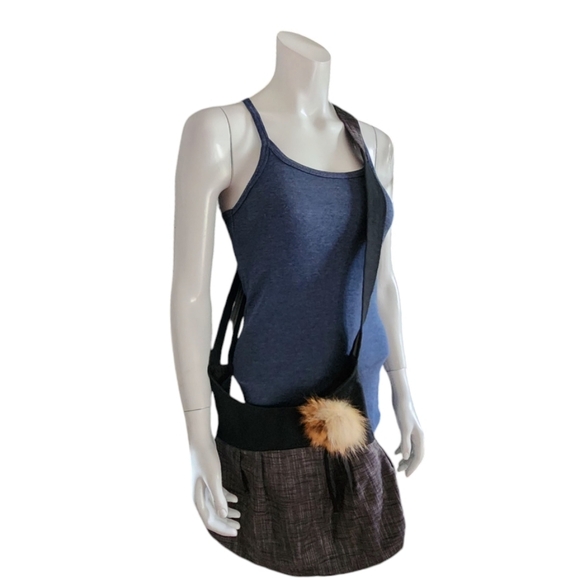 NEW C.divin handmade crossbody bag, black/ gray - Picture 3 of 13